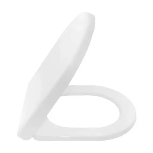 Aloni - Gala flat wc-zitting wit inox scharnieren soft close (AL0336)