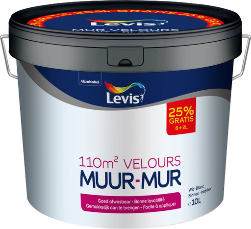 Levis - Mur & plafond (Velours) 8+2L