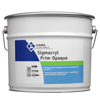 Sigma - Sigmacryl prim opaque zijdeglans 10L (WIT)