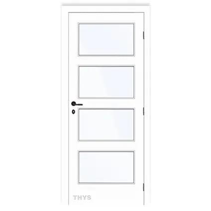 Thys - S10 te verven glas 4 paneel (tubespaan) 73cm x 201,5cm
