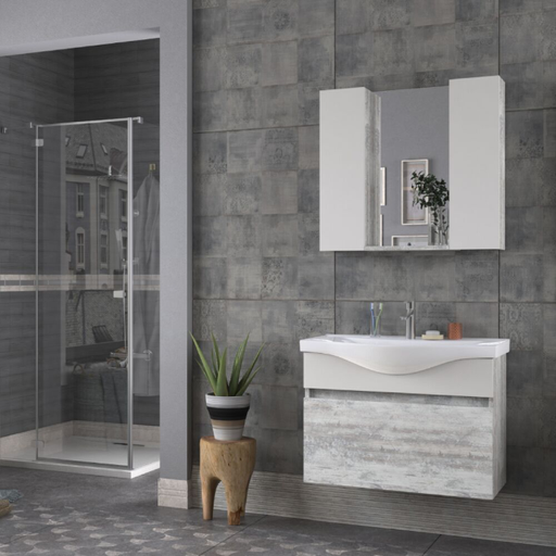 Biani - Badmeubel selcuk 80cm (KRISTAL)