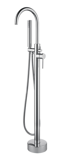 Aloni - Vrijstaande badmengkraan met handdouche chroom (CR6057-2)