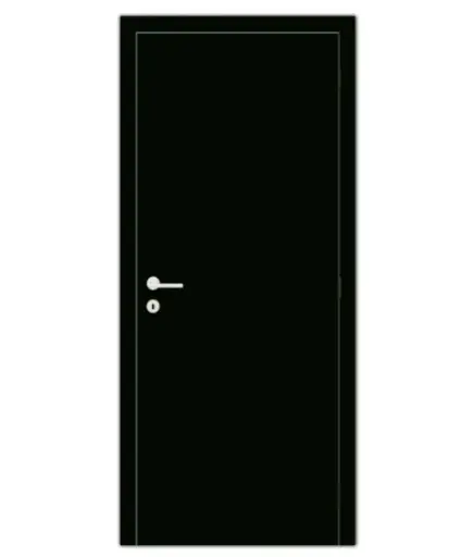 Thys - Black mat vlak (tubespaan) 78cm x 201,5cm