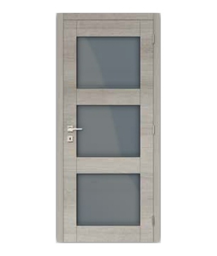 Thys - Concept S61 eik Ardennen 3 paneel mat glas (tubespaan) 73cm x 201,5cm