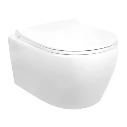 Aloni - Design ophang wc wit (AL7712)