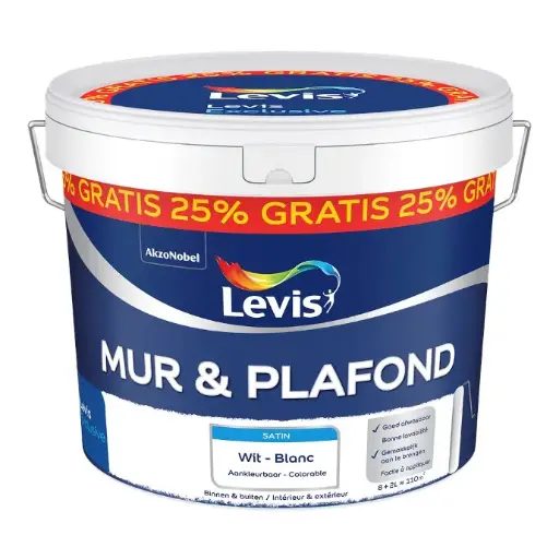Levis - Mur & plafond (Satin) 8+2L